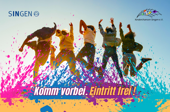Bunter Flyer mit Informationen zum KiJu-FEst