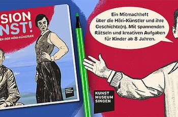 Gezeichnetes Cover des Mitmachheftes