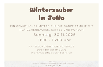 Aushang mit Foto von Zutaten und Ausstechförmchen für Weihnachtsplätzchen