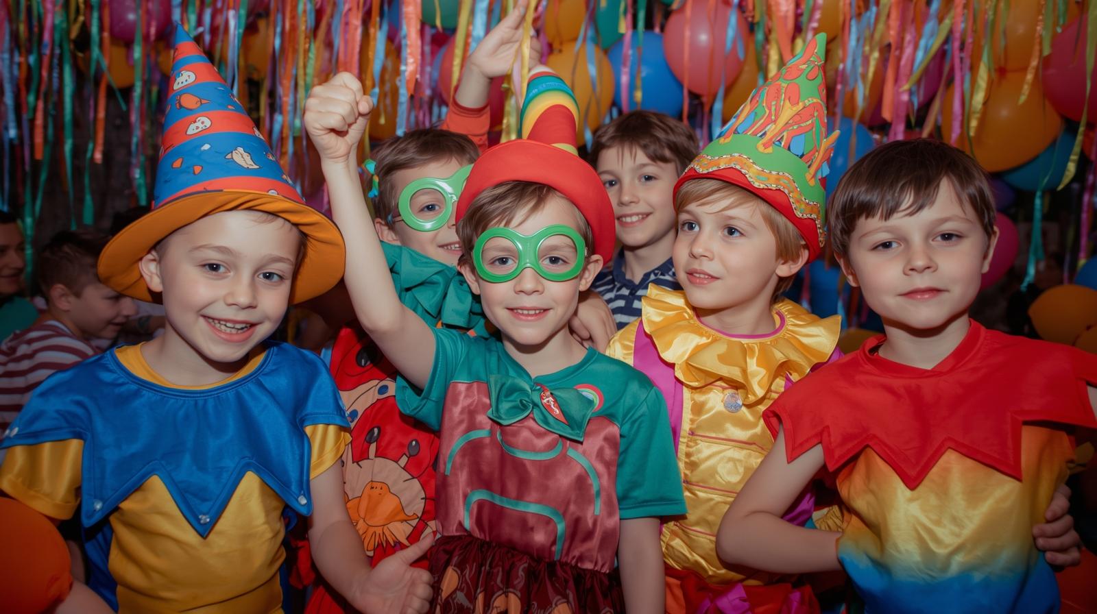 Foto von verkleideten Kindern